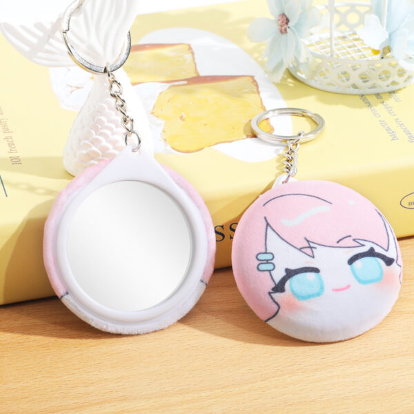 Custom Plush Badge Mirror Keychains
Production time: 8-10 Workdays, US/EU/UK tariffs-free support - Image 3