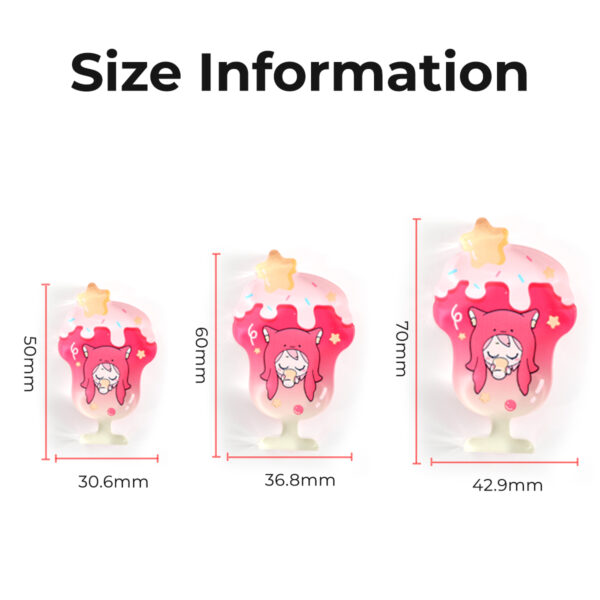 Custom Ice Cream Thick Acrylic Stand No Base
Production time: 8-10 Workdays, US/EU/UK tariffs-free support - Image 5