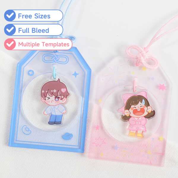 Custom Acrylic Omamori Pendant
Production time: 5-7 Workdays, US/EU/UK tariffs-free support - Image 2