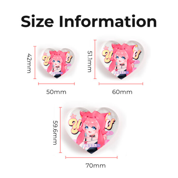 Custom Heart Shape Thick Acrylic Sheet
Production time: 8-10 Workdays, US/EU/UK tariffs-free support - Image 5