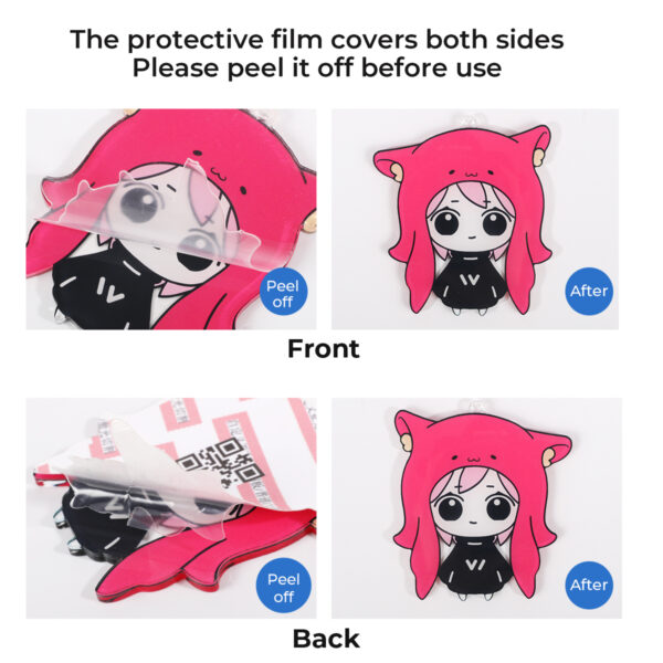 Custom Ear Flick Acrylic Keychains
Production time: 8-10 Workdays, US/EU/UK tariffs-free support - Image 14