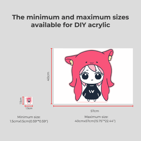 Custom Double Insert Acrylic Standees
Production time: 5-7 Workdays, US/EU/UK tariffs-free support - Image 6