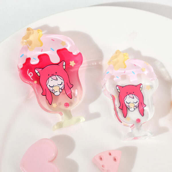 Custom Ice Cream Thick Acrylic Stand No Base
Production time: 8-10 Workdays, US/EU/UK tariffs-free support - Image 2