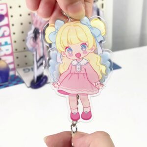 Custom Acrylic Movable Wings  KeychainsProduction time: 5-7 Workdays, US/EU/UK tariffs-free support