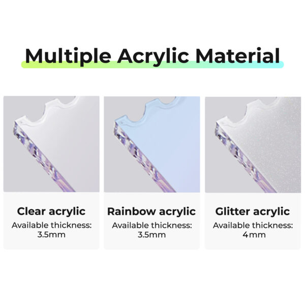 Custom Clear Acrylic Clip Standees
Production time: 5-7 Workdays, US/EU/UK tariffs-free support - Image 2