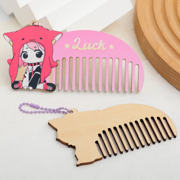 Custom Wood Comb Keychains
Production time: 8-10 Workdays, US/EU/UK tariffs-free support - Image 2
