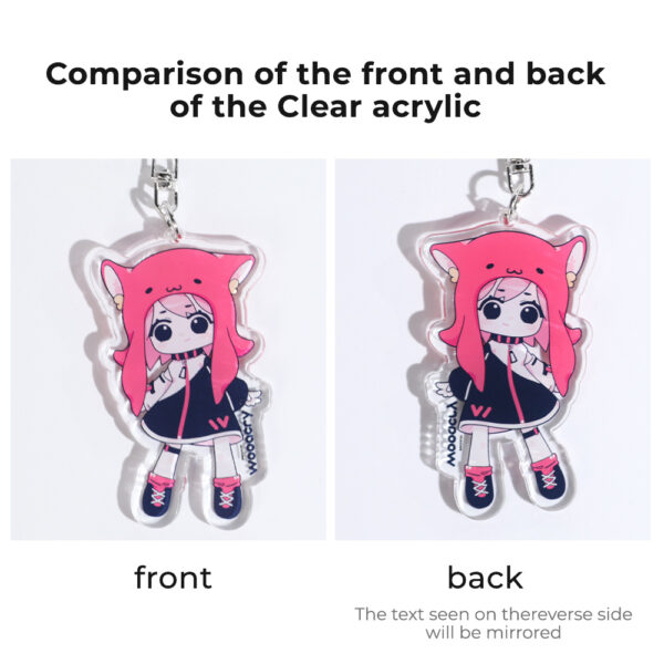 Custom Clear Acrylic Keychains
Production time: 5-7 Workdays, US/EU/UK tariffs-free support - Image 3