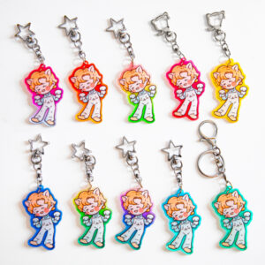 Custom Colored Edge Acrylic Keychains
Production time: 5-7 Workdays, US/EU/UK tariffs-free support