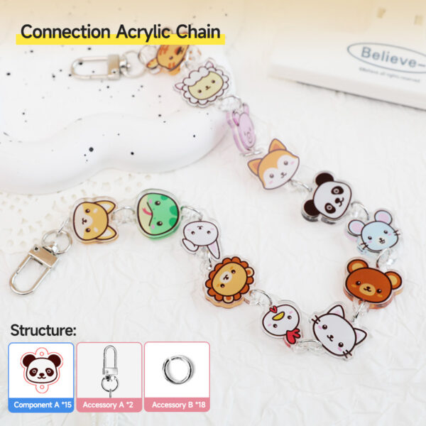 Custom Connection Acrylic Chain
Production time: 5-7 Workdays, US/EU/UK tariffs-free support - Image 3