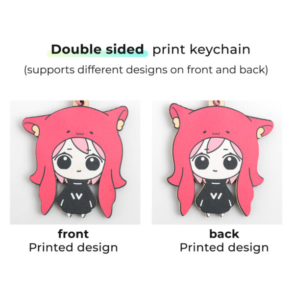 Custom Wood KeychainsProduction time: 8-10 Workdays, US/EU/UK tariffs-free support - Image 4