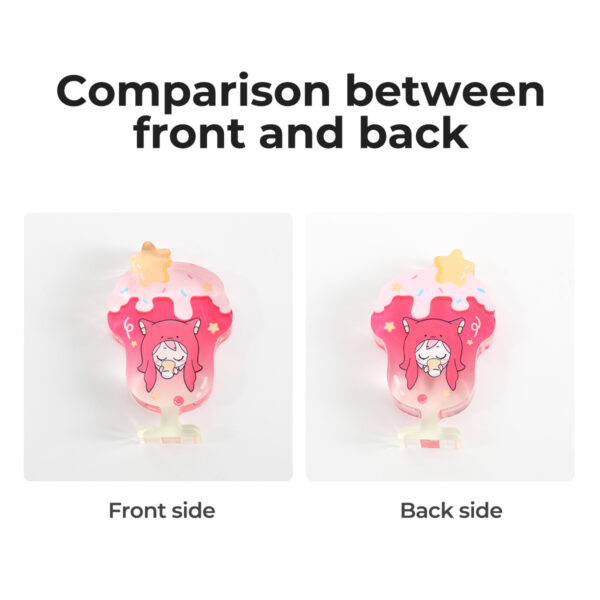 Custom Ice Cream Thick Acrylic Stand No Base
Production time: 8-10 Workdays, US/EU/UK tariffs-free support - Image 4