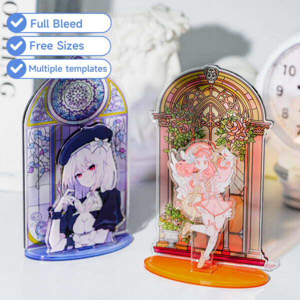 Custom Stained Glass Acrylic Standee
Production time: 5-7 Workdays, US/EU/UK tariffs-free support - Image 2
