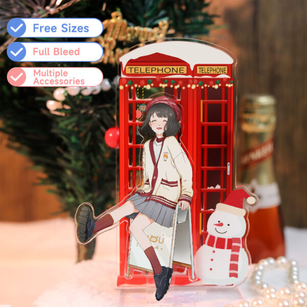 Custom Acrylic Telephone Booth Standee
Production time: 5-7 Workdays, US/EU/UK tariffs-free support - Image 2