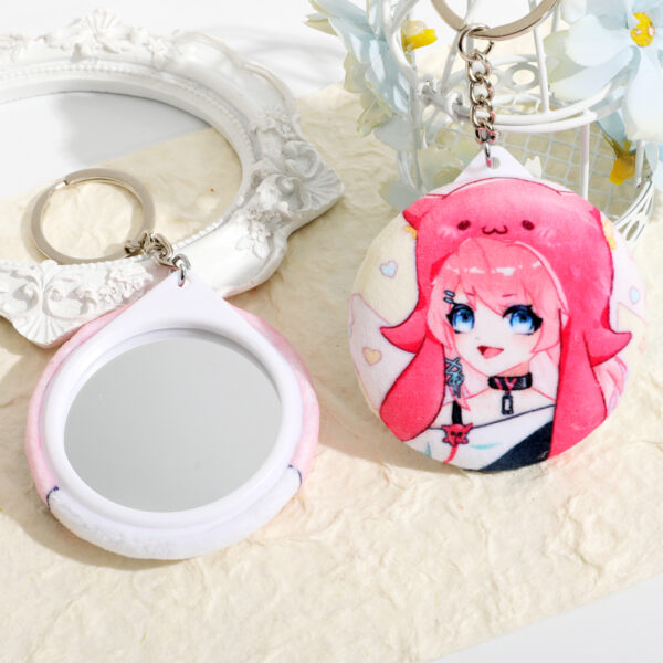 Custom Plush Badge Mirror Keychains
Production time: 8-10 Workdays, US/EU/UK tariffs-free support - Image 4