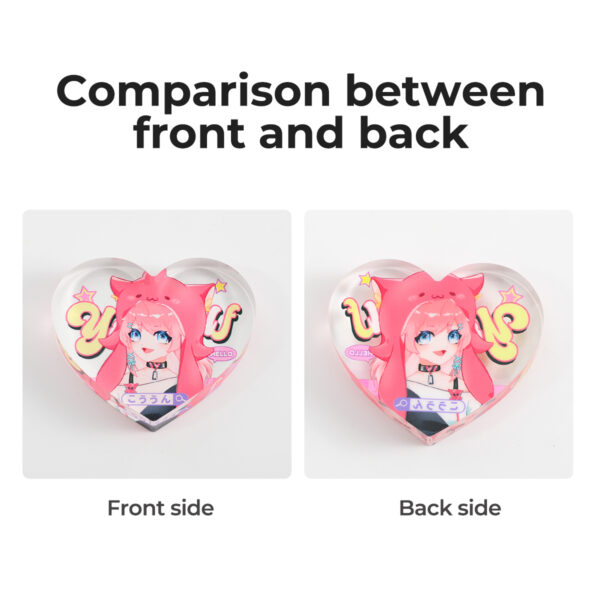 Custom Heart Shape Thick Acrylic Sheet
Production time: 8-10 Workdays, US/EU/UK tariffs-free support - Image 4
