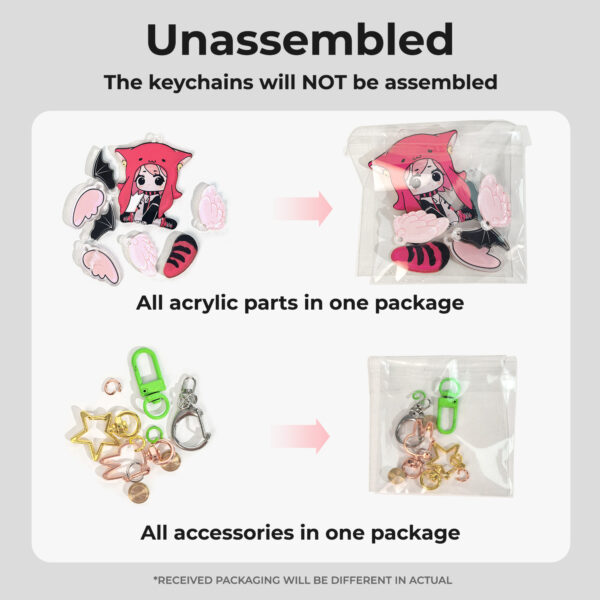Custom Ear Flick Acrylic Keychains
Production time: 8-10 Workdays, US/EU/UK tariffs-free support - Image 16