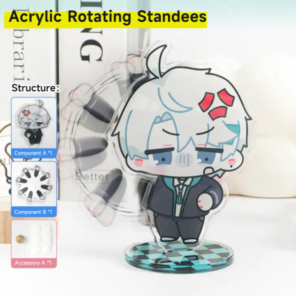 Custom Acrylic Rotating Standees
Production time: 5-7 Workdays, US/EU/UK tariffs-free support - Image 2