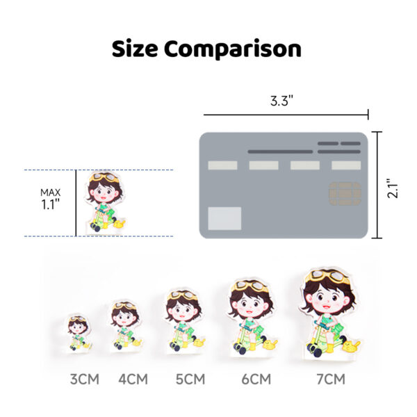 Custom Thick Acrylic Stand No Base
Production time: 5-7 Workdays, US/EU/UK tariffs-free support - Image 3