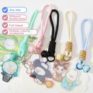 Custom Rope Lanyard With Bell Acrylic Keychains
Production time: 5-7 Workdays, US/EU/UK tariffs-free support