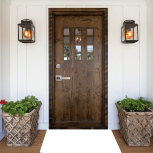 Non-slip entrance mat for indoor and outdoor use